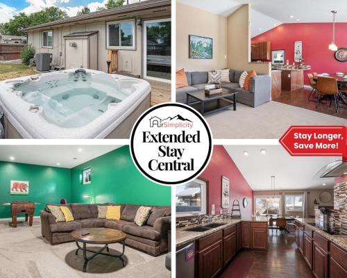 Stylish 5br Home W Hot Tub & Fireplace