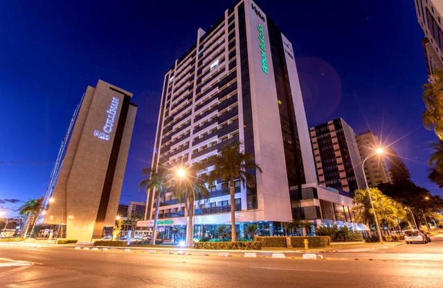 Suíte Executiva com vista pra cidade em hotel de luxo