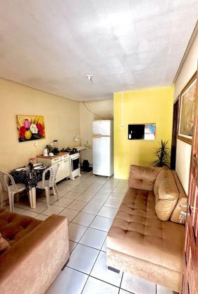 Suíte privativa com cozinha completa, ar e Wi-Fi