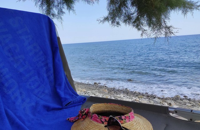 Summer feeling in the studio with fantastic sea view for 2-3 persons
