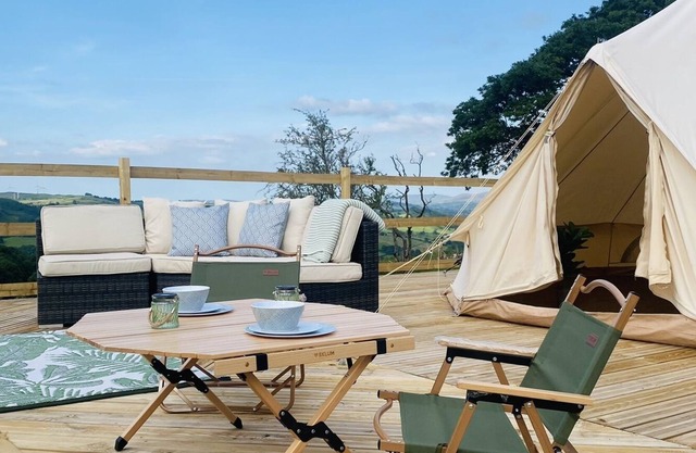 Summers View, Luxury Bell Tent with spectacular views