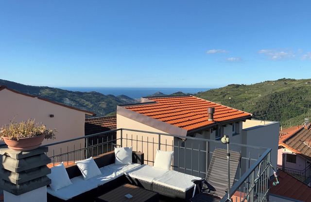 Sun. Sea. Mountains. Family-friendly village house in Liguria, Italy.