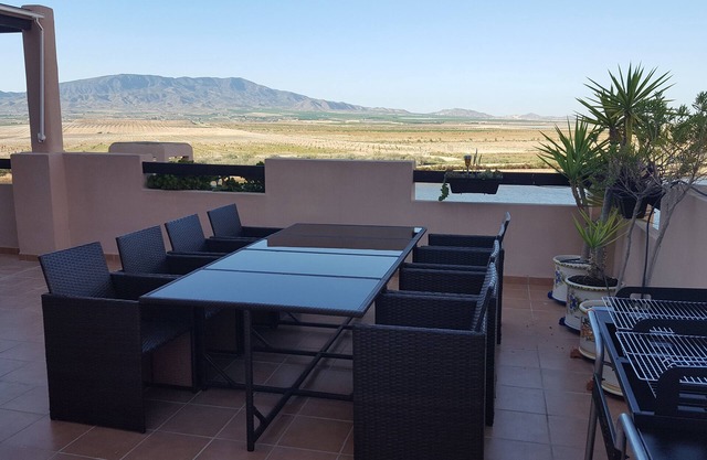Sun Terrace - 5 Bed Apartment - Huge Terrace & Mountain Views with 24hr Security