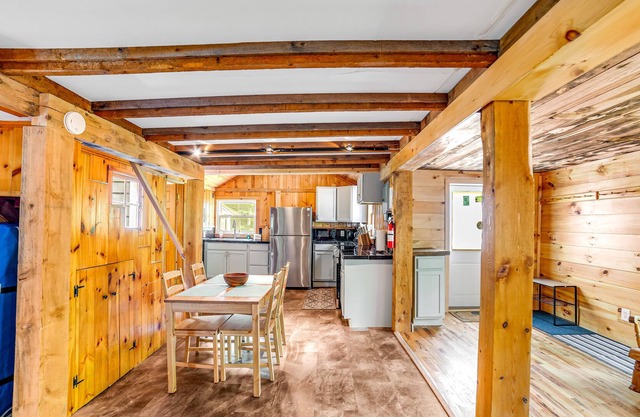 Sunny dog-friendly cabin with firepit, skiing, hiking & fast WiFi