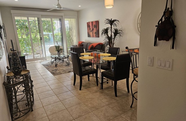 Sunny Palm Springs Resort style condominium living withTennis and swimming