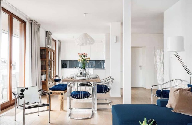 Sunny penthouse in New York style