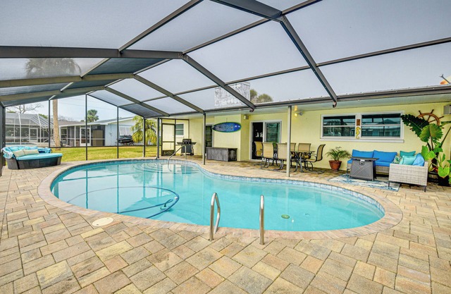 Sunny South Daytona Home w/Pool & Grill!