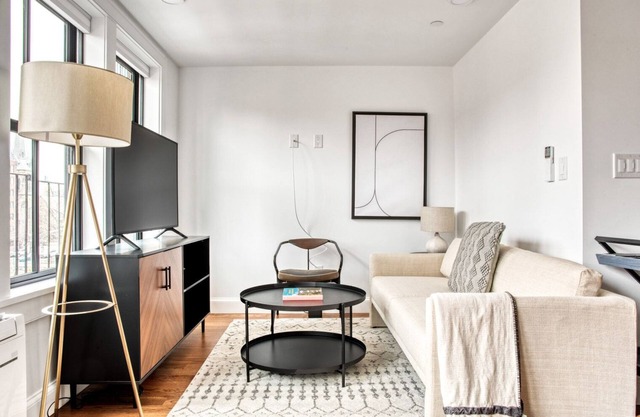 Sunny South End 1BR w/in-unit W/D, steps to restaurants, by Blueground