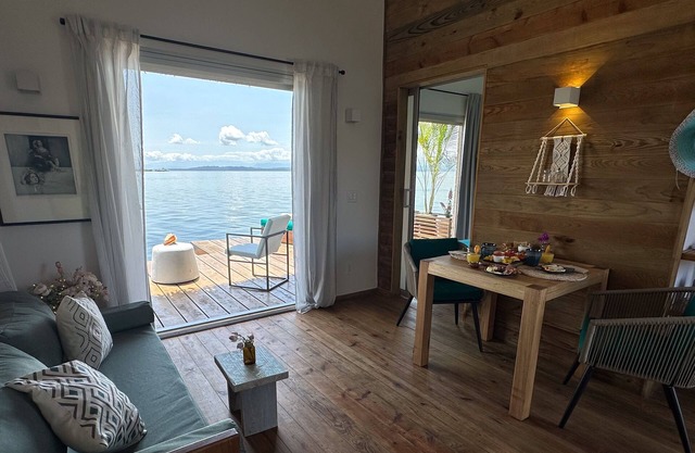 Sunset Cove Overwater Bungalow with Bedroom, Kingbed, Living Room, Kitchen