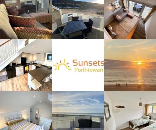 Sunsets In Porthtowan, Beachfront apartment