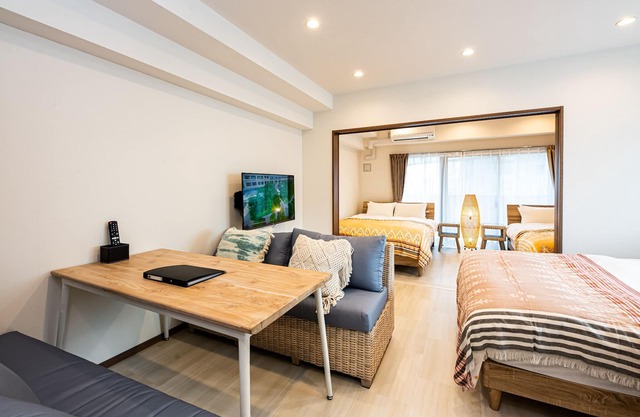 Superior Apartment with 3 Double Beds for 6 People/Fukuoka Fukuoka
