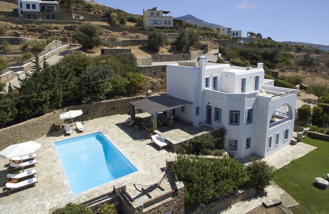 Superior seafront retreat with private pool, garden and exceptional sunset views