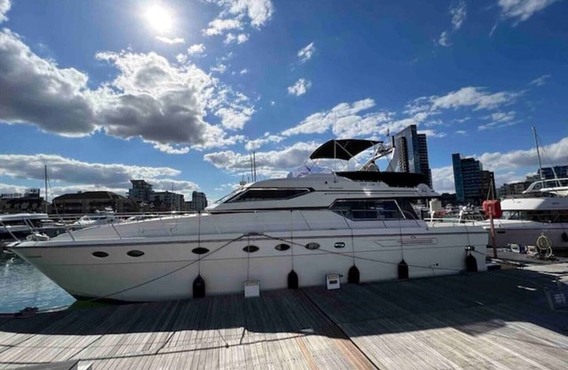 Superyacht on 5* Town Quay Marina, Southampton