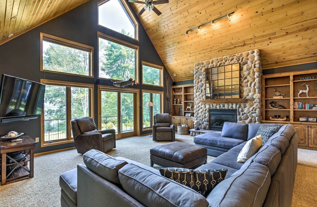 Swim, Hike, Relax: Lakefront Hayward Home w/Deck!