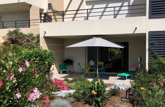 T3 new, contemporary, air-conditioned, WiFi, Golfe Saint-Florent - Cap Corse, 1mn from the sea