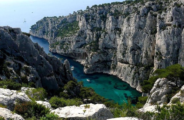 T3 vue mer calme à la Madrague