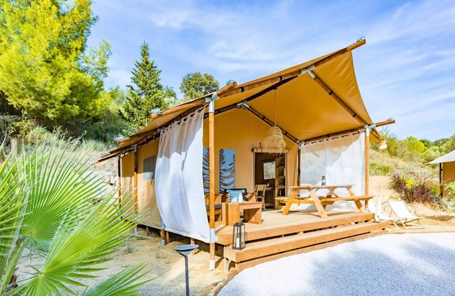 Tent Lodge 2ch. 20m2 (2025) 4 bis 5 Personen - 4 Pers. im Tarif enthalten