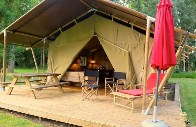 Tentes Safari aux Gîtes de Cormenin