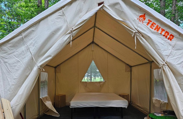 Tentrr Signature Site - Reflection Tree Art Farm Forest Pond site