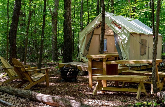 Tentrr State Park Site - WV Coopers Rock State Park - Site H - Single Camp