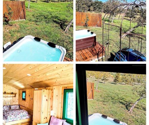 Terra Bulle Hébergement - Roulotte climatisée avec SPA privatif