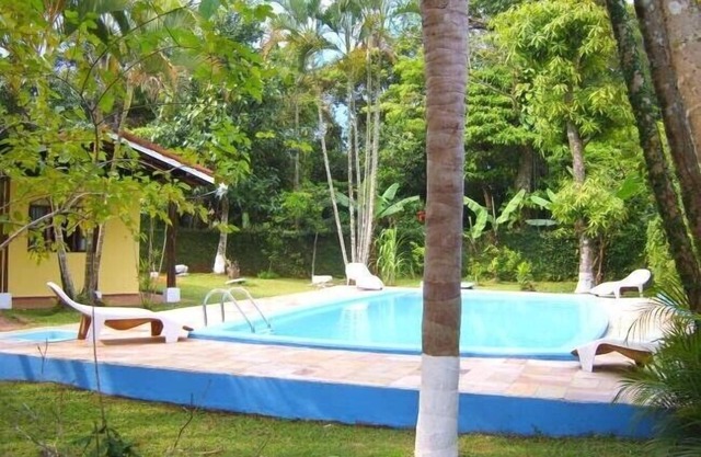 Terreá house with pool three bedrooms masonry barbecue Garden