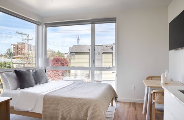 Terrific Capitol Hill Studio w/Patio, Gym & In-Unit W/D, by Blueground