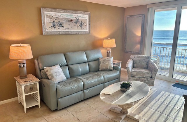 Thanksgiving and Christmas still available!New living room furniture!Great unit!