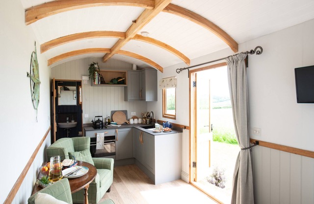 The Acorn - A bespoke handmade oak shepherd's hut