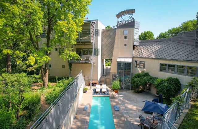 The Architect’s Modern Castle with Heated Pool and Expansive Private Patio