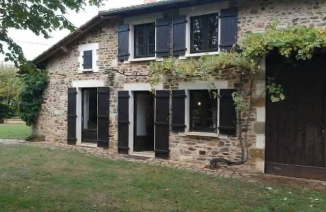 The big house in the heart of the greenery