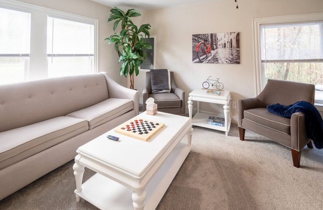 The Bike Path House! Cozy 2 BR w/Fireplace