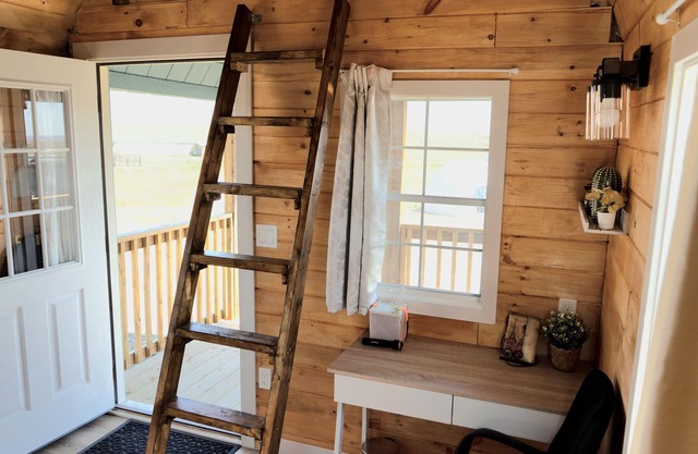 The Chickadee Cabin, The Chickadee Cabin on the Hill