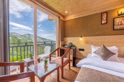The Green Trails I Vacations I Conference I MICE I Family Events I Open Air Terrace I Sky Bonfire I Kufri By Charvi Retreat