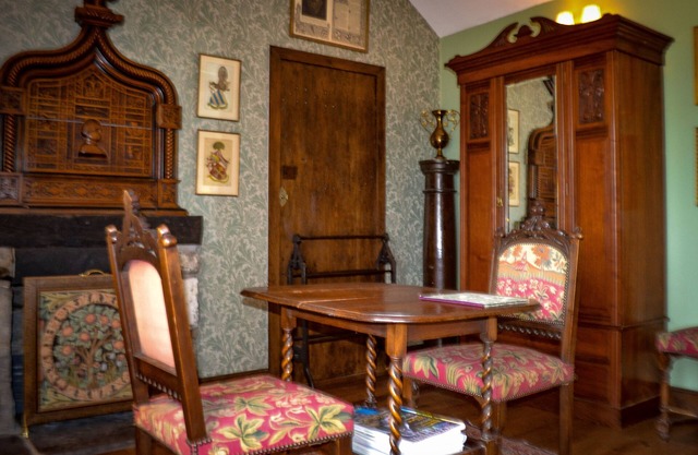 The Lady Maxwell Room at Buittle Castle, Arts & Crafts Room in a Medieval Castle