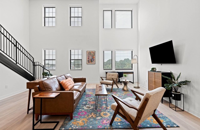 The Lockwood Loft | Modern 2BR Townhome w/Garage + Balcony