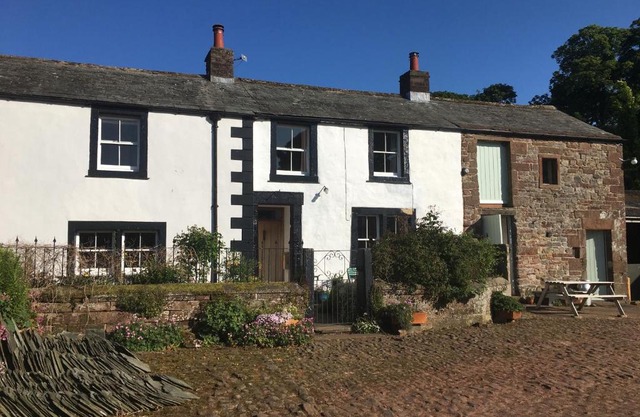 The loft at Scalehouse farm near Renwick Cumbria