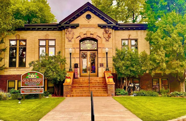 The Old Library – A 116-Year-Old National Historic Treasurer. 2 Floors w/Patio.
