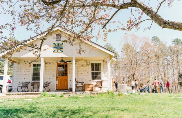 The Schoolhouse vintage home on the farm