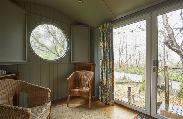 The Shepherd’s Hut is a charming retreat to relax after a day at the Lakes.