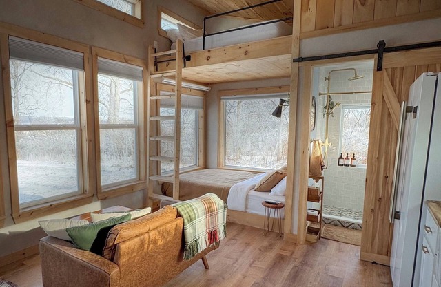 The Stead- A tiny home on an Alpaca farm in the beautiful Mohawk Valley.