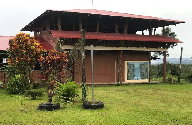 The twisted wooden house