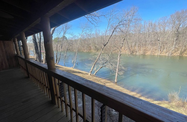 The View is Great at Lobo #8! Log Cabin on Little Red River in Heber Springs