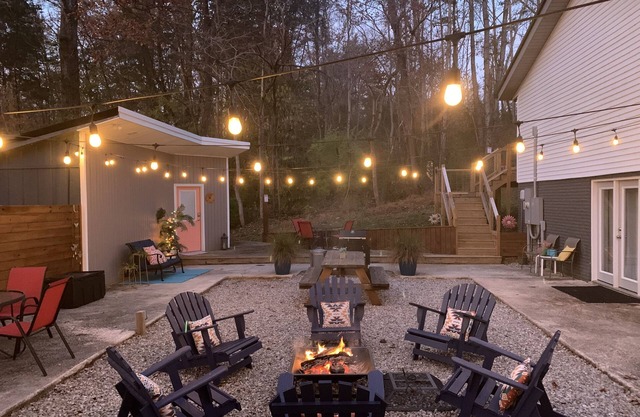 The Villa- by Downtown, I-40 & Lake. Wooded view