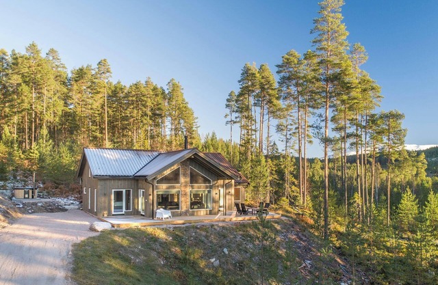 This luxurious holiday home with breathtaking views is suitable for 6 to 8 people. Within walking distance of the center of Vrådal.