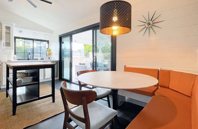 This rustic midcentury home is located just outside the LA crime zone.