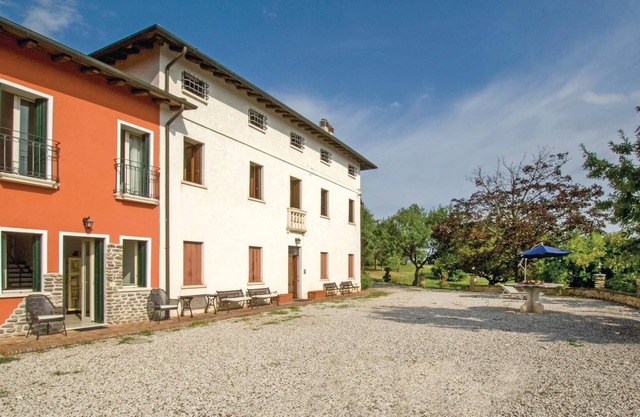 This vacation apartment on two floors is located in a wing of a country house from the 19th century,