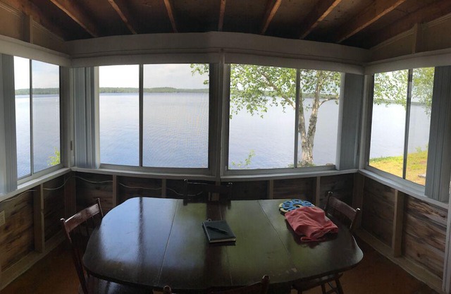 Timber Haven on the water's edge with your own private, sandy beach