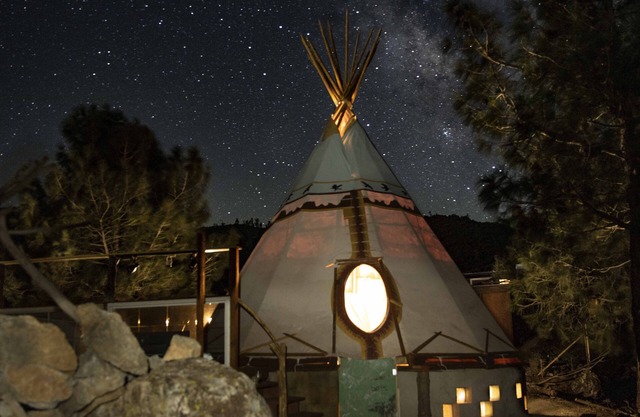 Tipi in the Sequoia national Forest