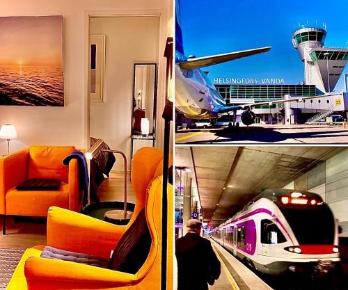 To LuxStudio MINERVAsuite From Helsinki Airport 6 min, to City 27min, FreeParking in Kivistöin Kivistö
